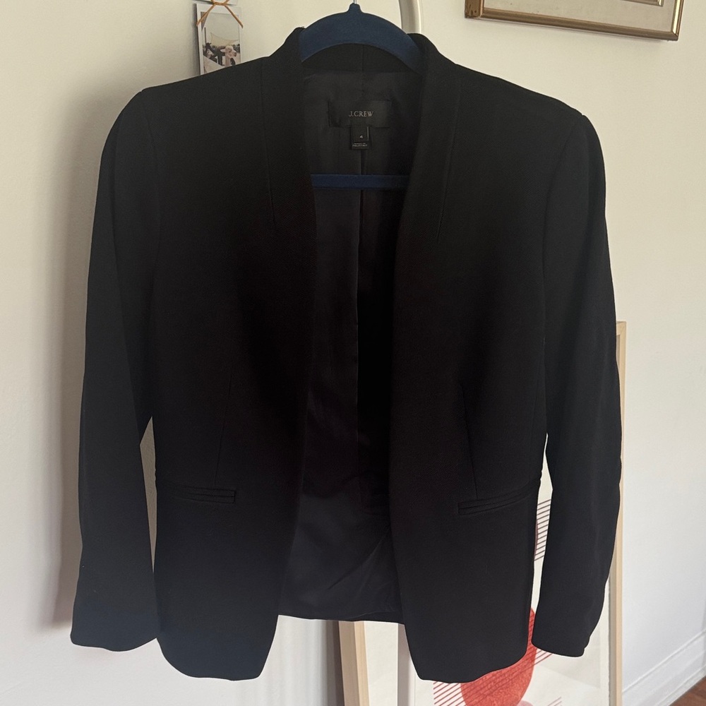 J. Crew Elegant Black Blazer